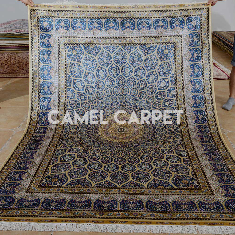 Blue Oriental Area Bedroom Carpets.jpg